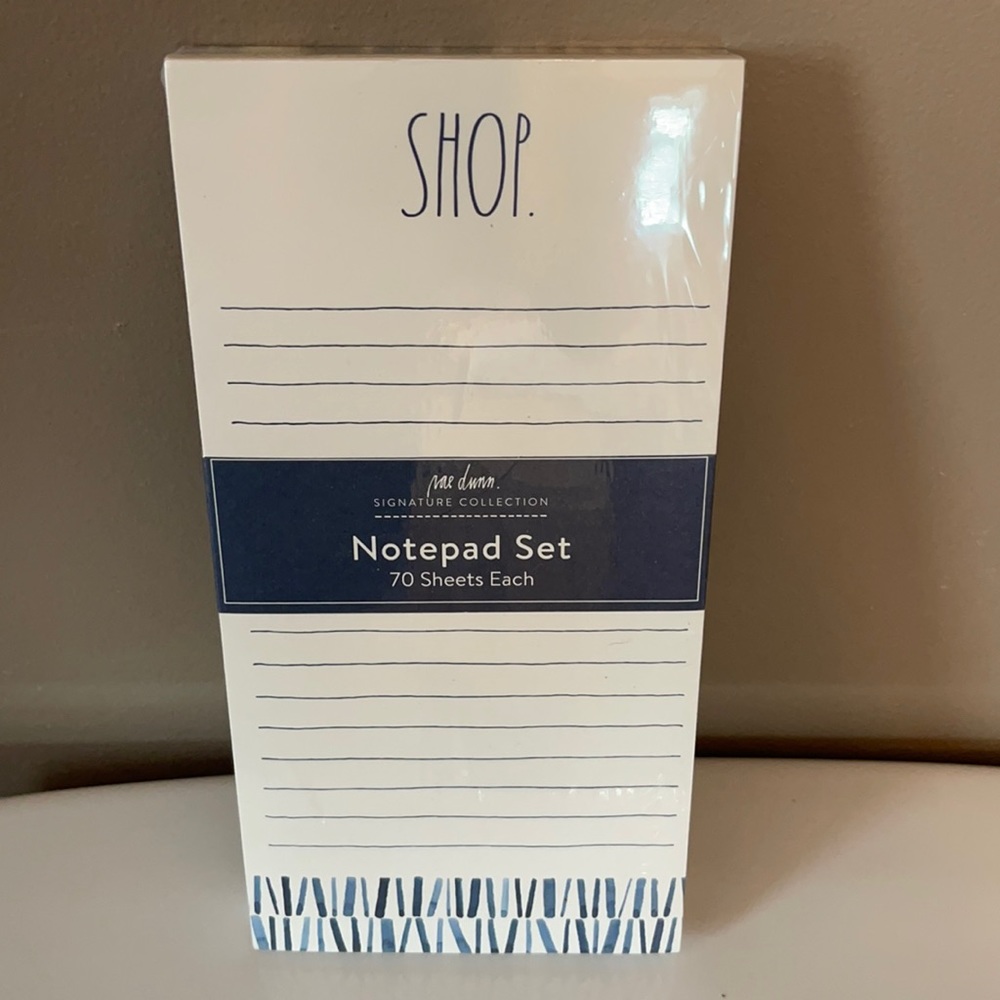 Rae Dunn - TO DO/SHOP - notepads